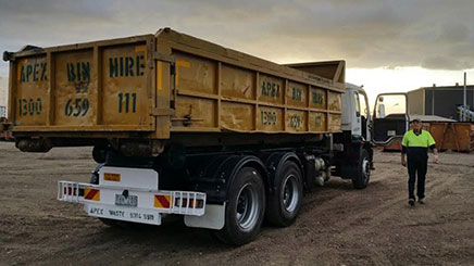 Skip Hire Truck in Point Cook