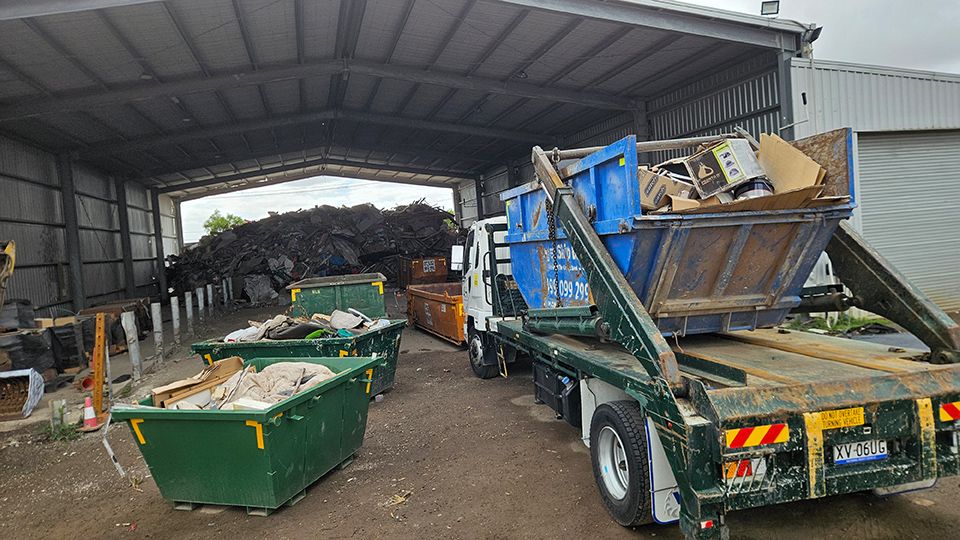Apex Bins transfer station — responsible waste sorting and recycling Brooklyn Melbourne